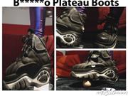 Fetisch-Studentin-Kare – Teen in B*****o Plateau Boots Stiefeln macht Crushing