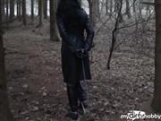 bondageangel – A walk in the woods with handcuffs