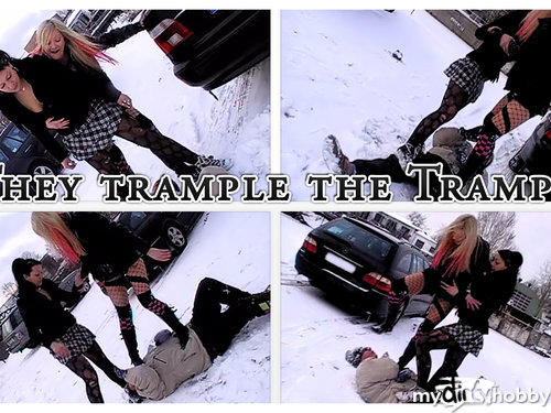 Mistress-Plastique - They trample the tramp I