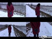 bondageangel – With handcuffs on a dirt road