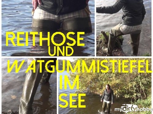 Darkbaby83 - REITHOSE und WATGUMMISTIEFEL im See