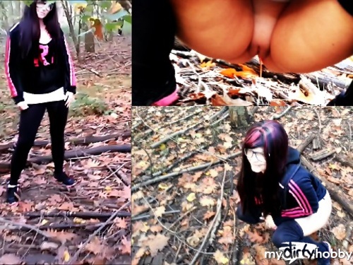 MiniGirly93 - Mein Sekt im Wald verteilt