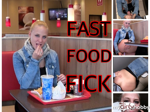 Lara-CumKitten - Fast Food Quickie - PUBLIC im Burger Laden