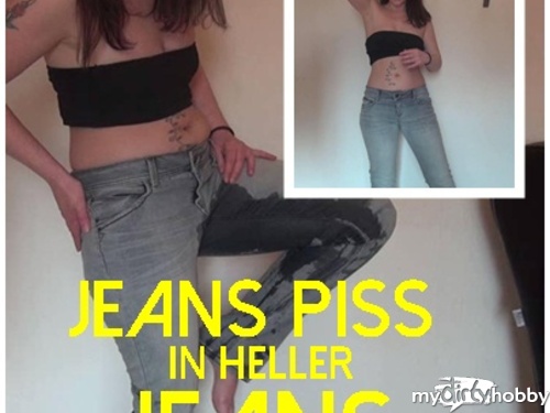 Darkbaby83 - JEANS PISS in heller Jeans