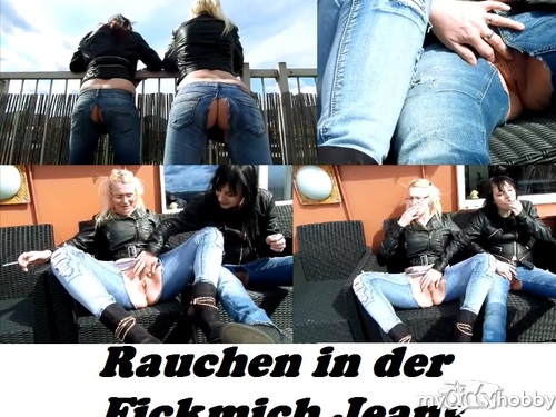 kaetzchen75 - Rauchen in der Fickmich Jeans