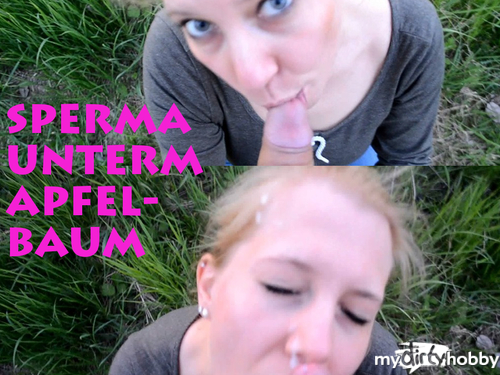 CaseyCum - Sperma unterm Apfelbaum