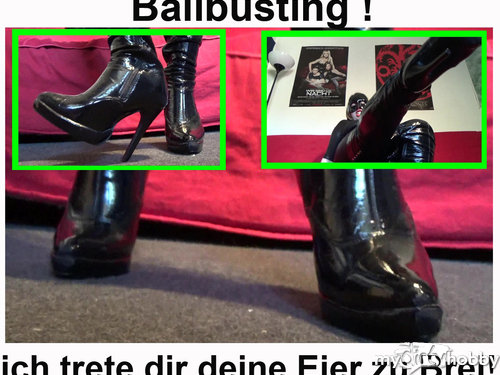 Fetisch-Studentin-Kare - Ballbusting ! Ich trete dir deine Eier zu Brei !