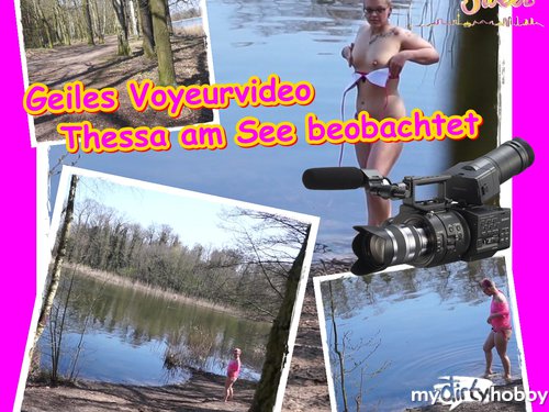 Thessasweet in Voyeurvideo am See