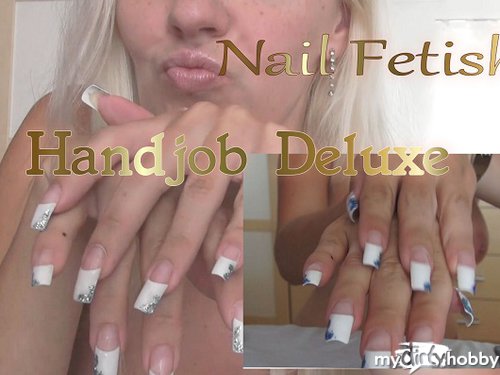 BiancaDeluxe - Nail Fetish/ Handjob Deluxe mit langen fingernägeln