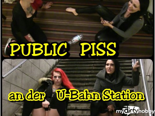 Bonnie-Stylez - Dreister PUBLIC PISS an der U-Bahn Station