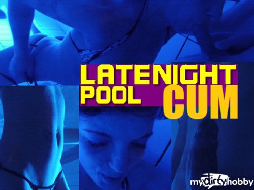 HornyRoxy - Late Night Pool Cum