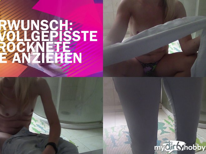 suesse6maus in Userwunsch - Die vollgepisste getrocknete Hose