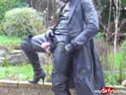 LeatherM – Leather Master cums in full leather