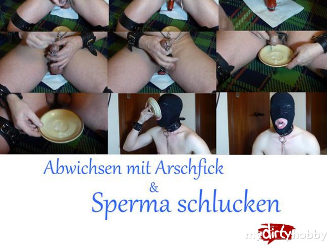 Paar9402 in Abwichsen mit Arschfick & Sperma schlucken