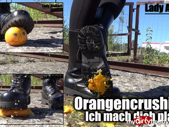 LadyAlshari in Orangencrushing - Meine Springer machen dich platt