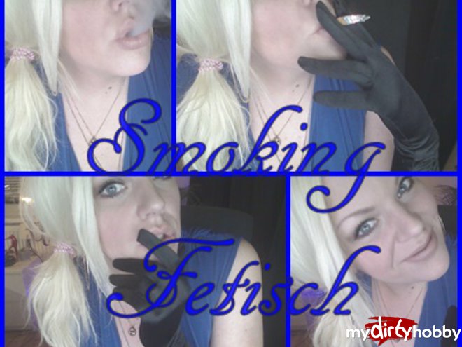 MissLaura in Smoking mit Satin Handschuhen
