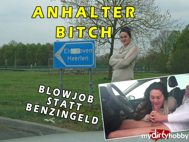 KinkyPornCouple in Anhalter Bitch! Per Blowjob nach Eindhoven